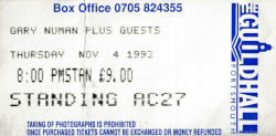 Portsmouth Ticket 1993